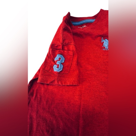 U.S. POLO ASSN. V neck tee shirt size 4 - Picture 4 of 6